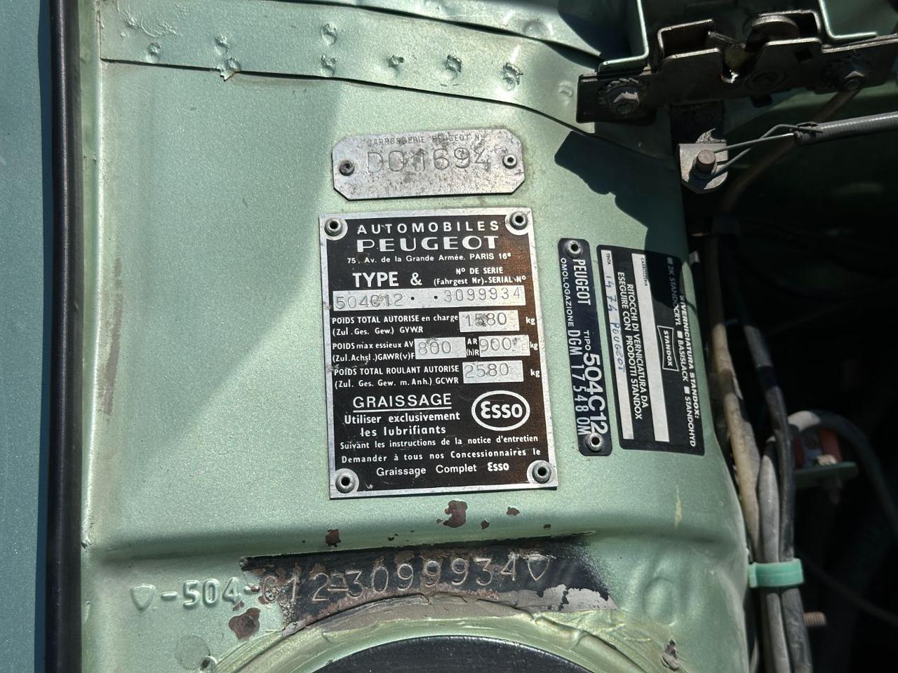 PEUGEOT 504 2.0i Coupè Pininfarina - 17