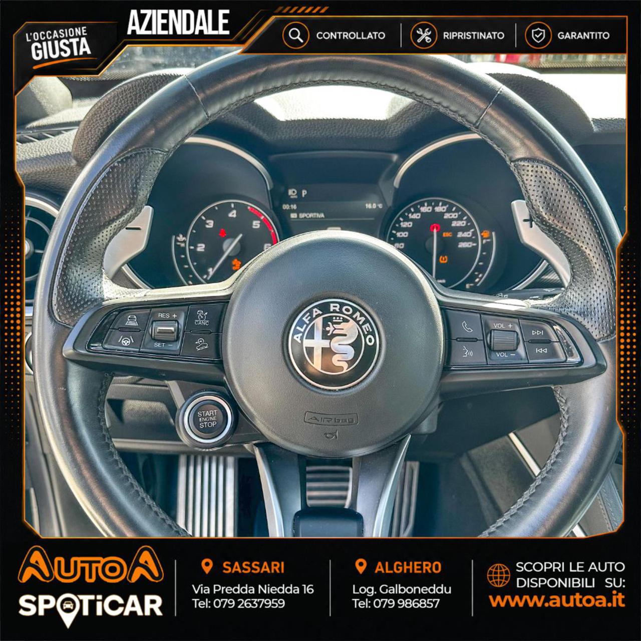 ALFA ROMEO Stelvio 2.2 Turbodiesel 210 CV AT8 Q4 Veloce - 20
