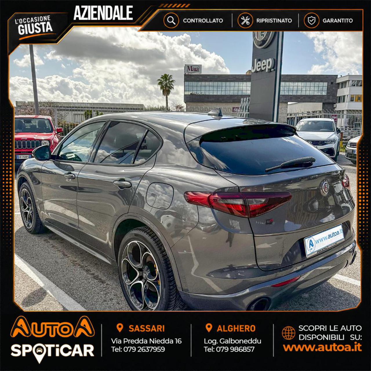 ALFA ROMEO Stelvio 2.2 Turbodiesel 210 CV AT8 Q4 Veloce - 7