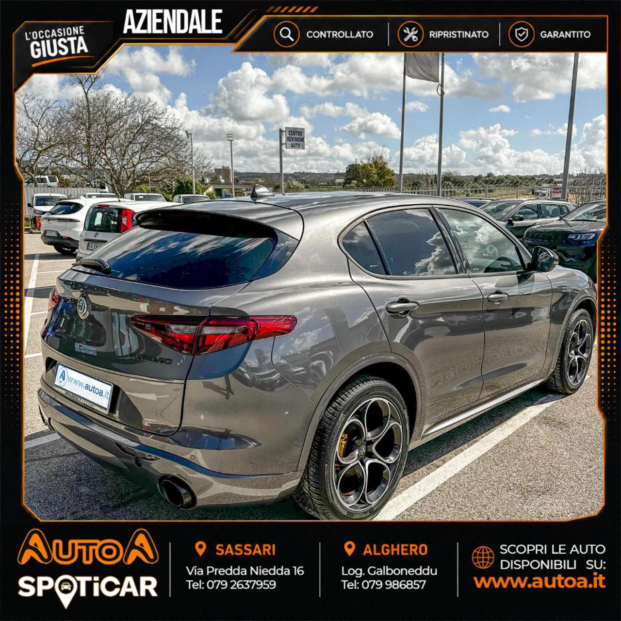 ALFA ROMEO Stelvio 2.2 Turbodiesel 210 CV AT8 Q4 Veloce - 5