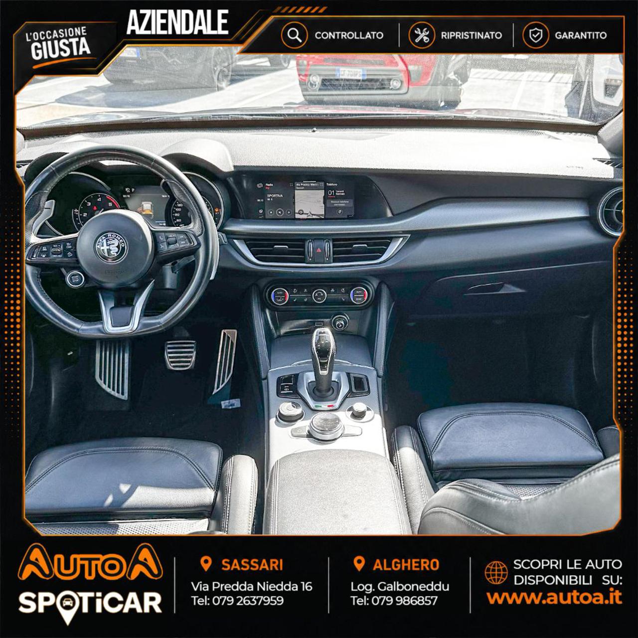 ALFA ROMEO Stelvio 2.2 Turbodiesel 210 CV AT8 Q4 Veloce - 16