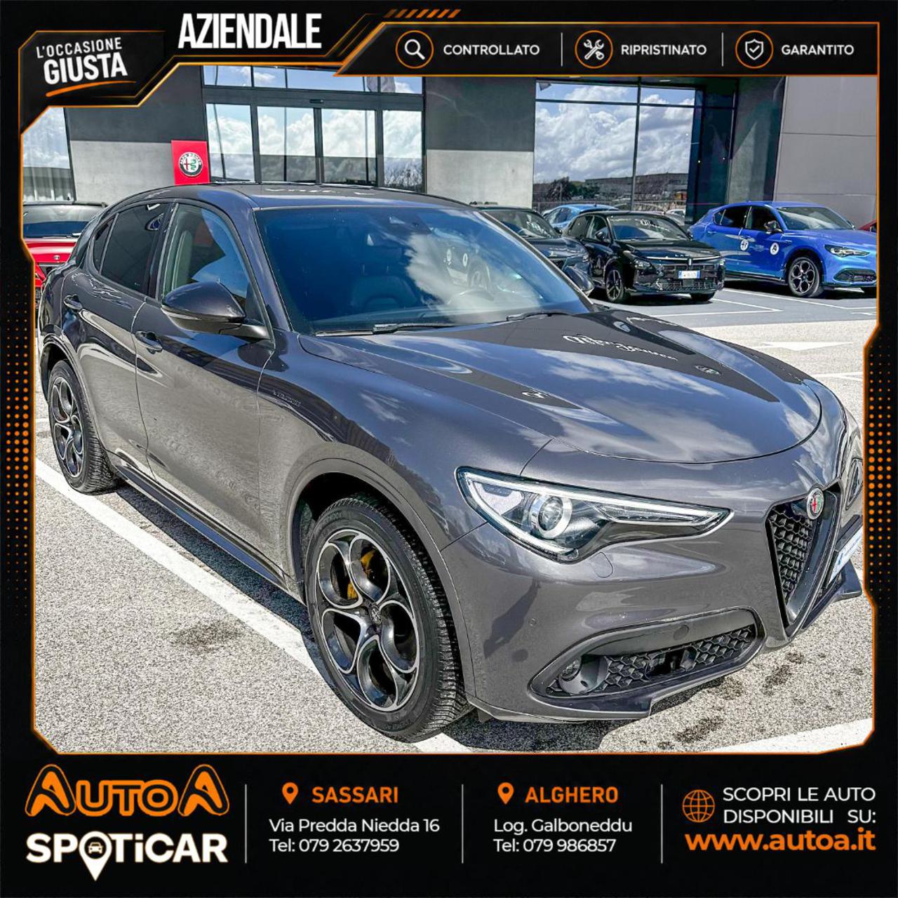 ALFA ROMEO Stelvio 2.2 Turbodiesel 210 CV AT8 Q4 Veloce - 3