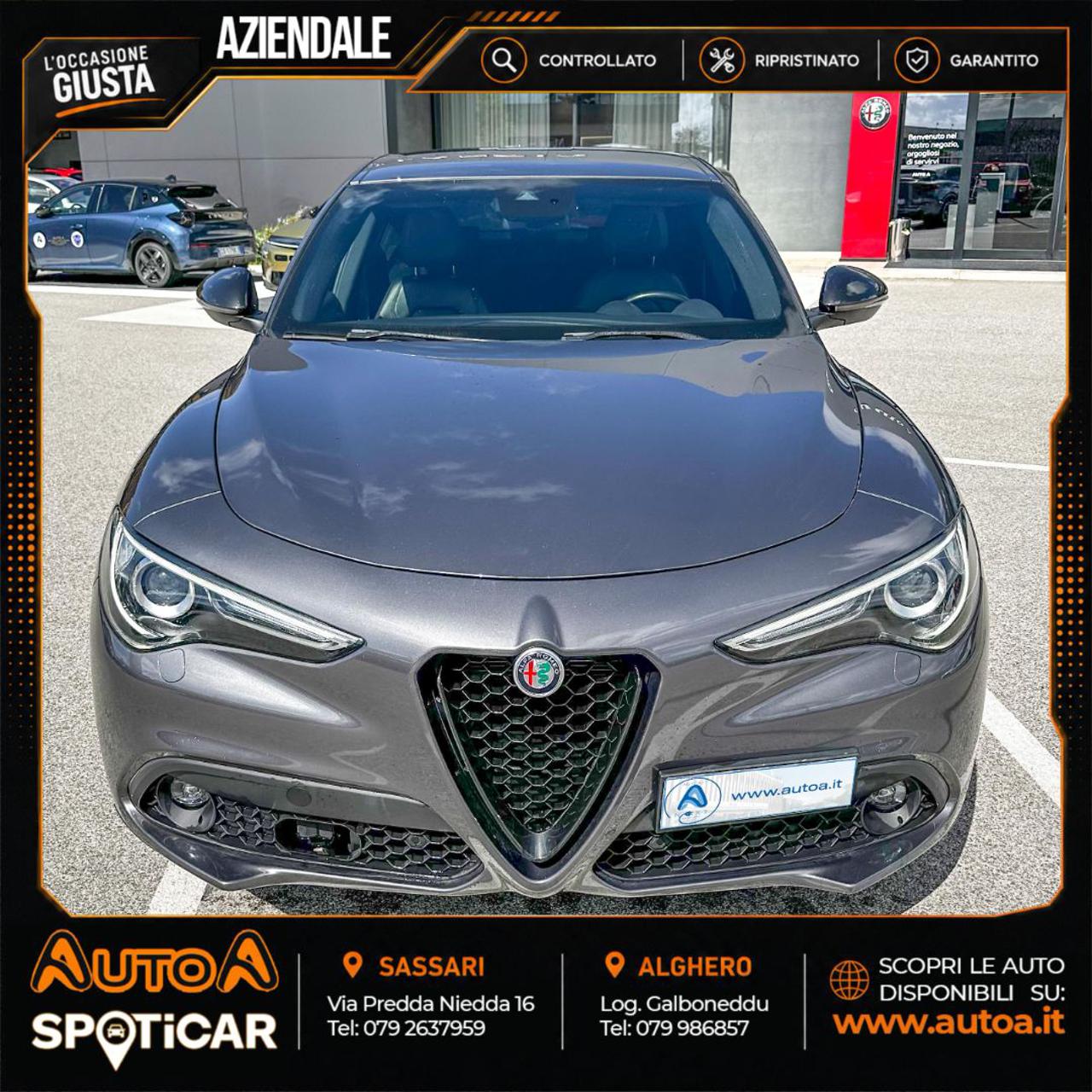 ALFA ROMEO Stelvio 2.2 Turbodiesel 210 CV AT8 Q4 Veloce - 2