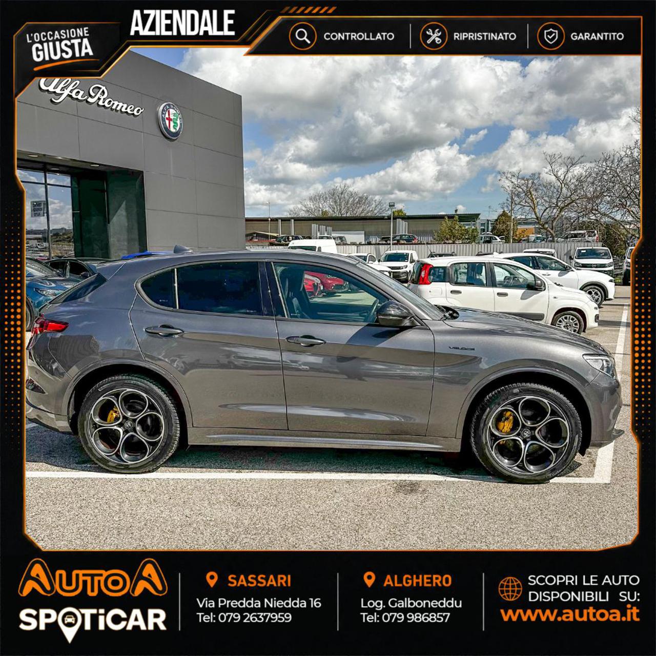 ALFA ROMEO Stelvio 2.2 Turbodiesel 210 CV AT8 Q4 Veloce - 4