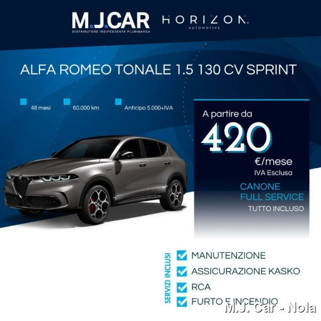 ALFA ROMEO Tonale 1.5 130 CV MHEV TCT7 Sprint 