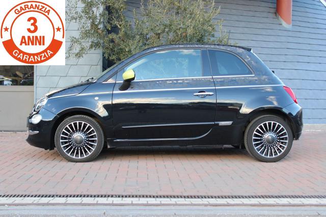 FIAT 500 Nero pastello