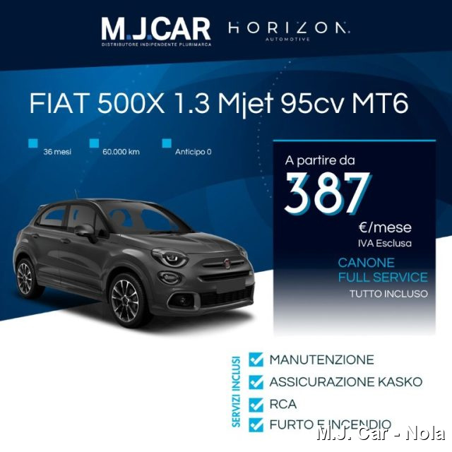 FIAT 500X 1.3 MultiJet 95 CV 