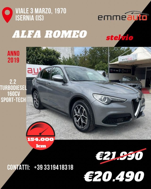 ALFA ROMEO Stelvio 2.2 Turbodiesel 160 CV AT8 RWD Sport-Tech 