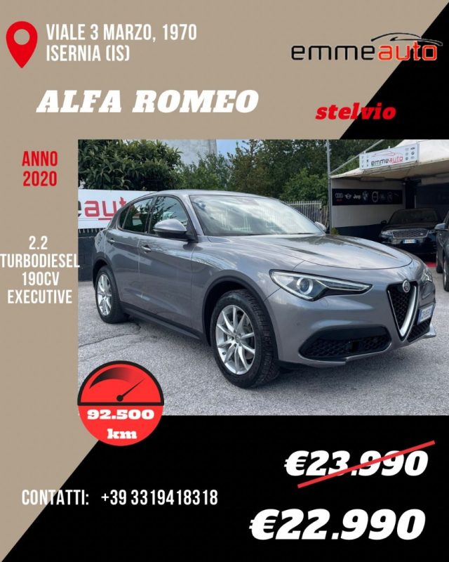 ALFA ROMEO Stelvio 2.2 Turbodiesel 190 CV AT8 RWD Executive 