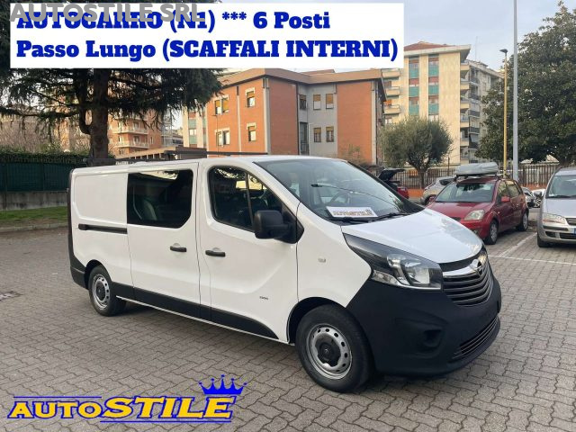 RENAULT Trafic OPEL VIVARO 1.6 CDTI 120CV *AUTOCARRO (N1) 6 Posti 