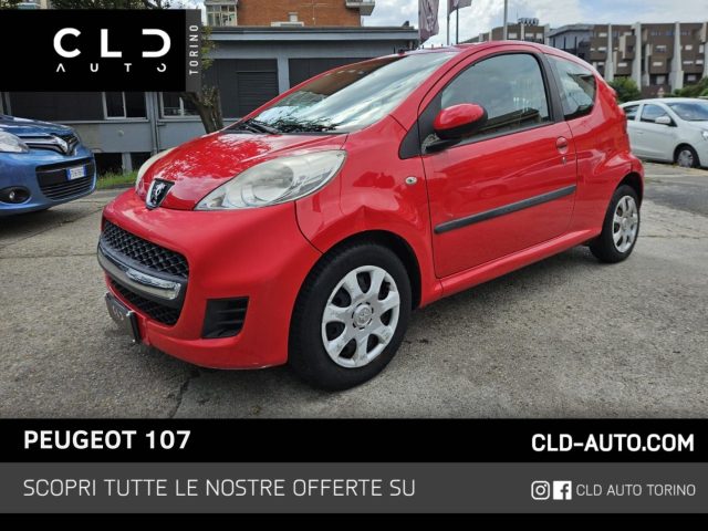 PEUGEOT 107 Rosso metallizzato