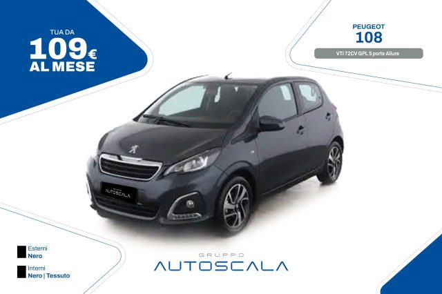 PEUGEOT 108 1.0 VTi 72 S&S 5 porte Allure 