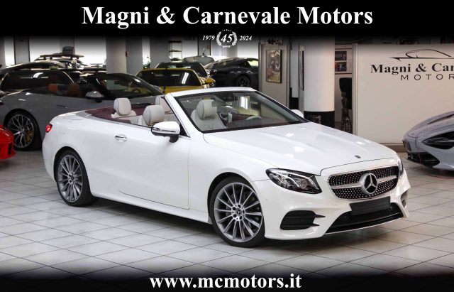 MERCEDES-BENZ E 220 CABRIO AMG LINE|20''|AIRSCARF|BURMESTER|PELLE 