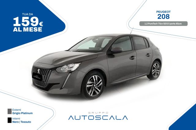 PEUGEOT 208 1.2 PureTech 75cv S&S 5 porte Allure 