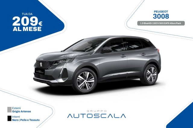 PEUGEOT 3008 1.5 BlueHDi 130CV S&S EAT8 Allure Pack 