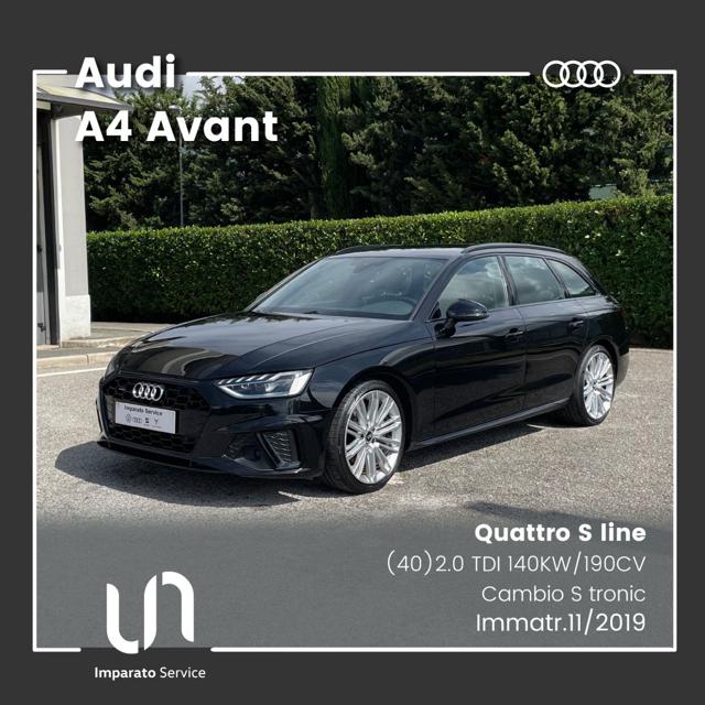 AUDI A4 Avant 40 TDI Quattro S line S tronic 140KW/190CV 