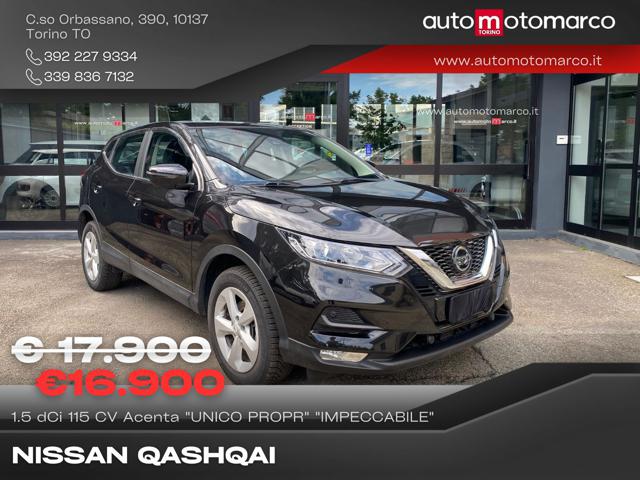 NISSAN Qashqai 1.5 dCi 115 CV Acenta UNICO PROPR IMPECCABILE 