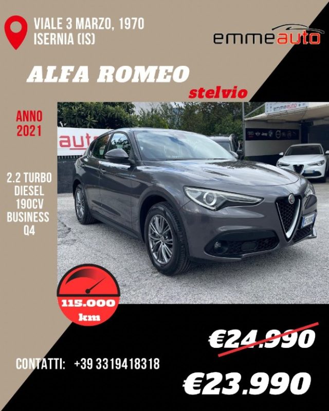 ALFA ROMEO Stelvio 2.2 Turbodiesel 190 CV AT8 Q4 Business 