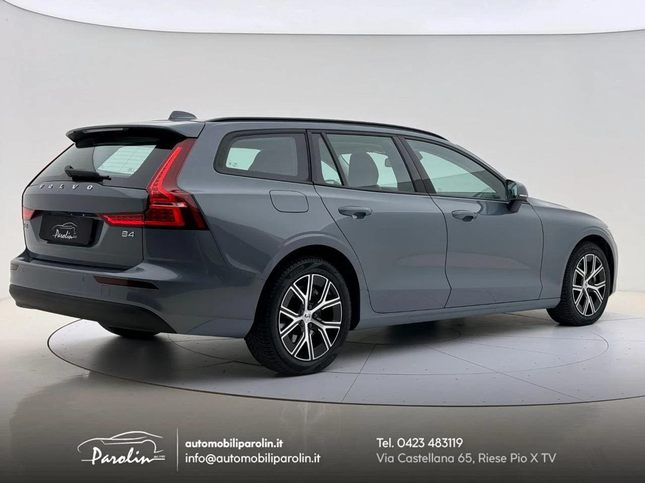 VOLVO V60 B4 (d) automatico Essential Thunder-pelle-ruotino - 6