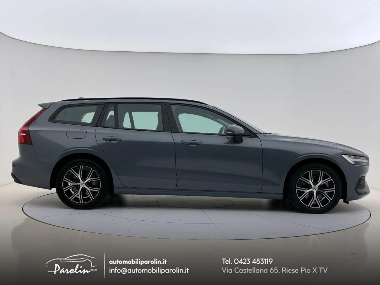 VOLVO V60 B4 (d) automatico Essential Thunder-pelle-ruotino - 5