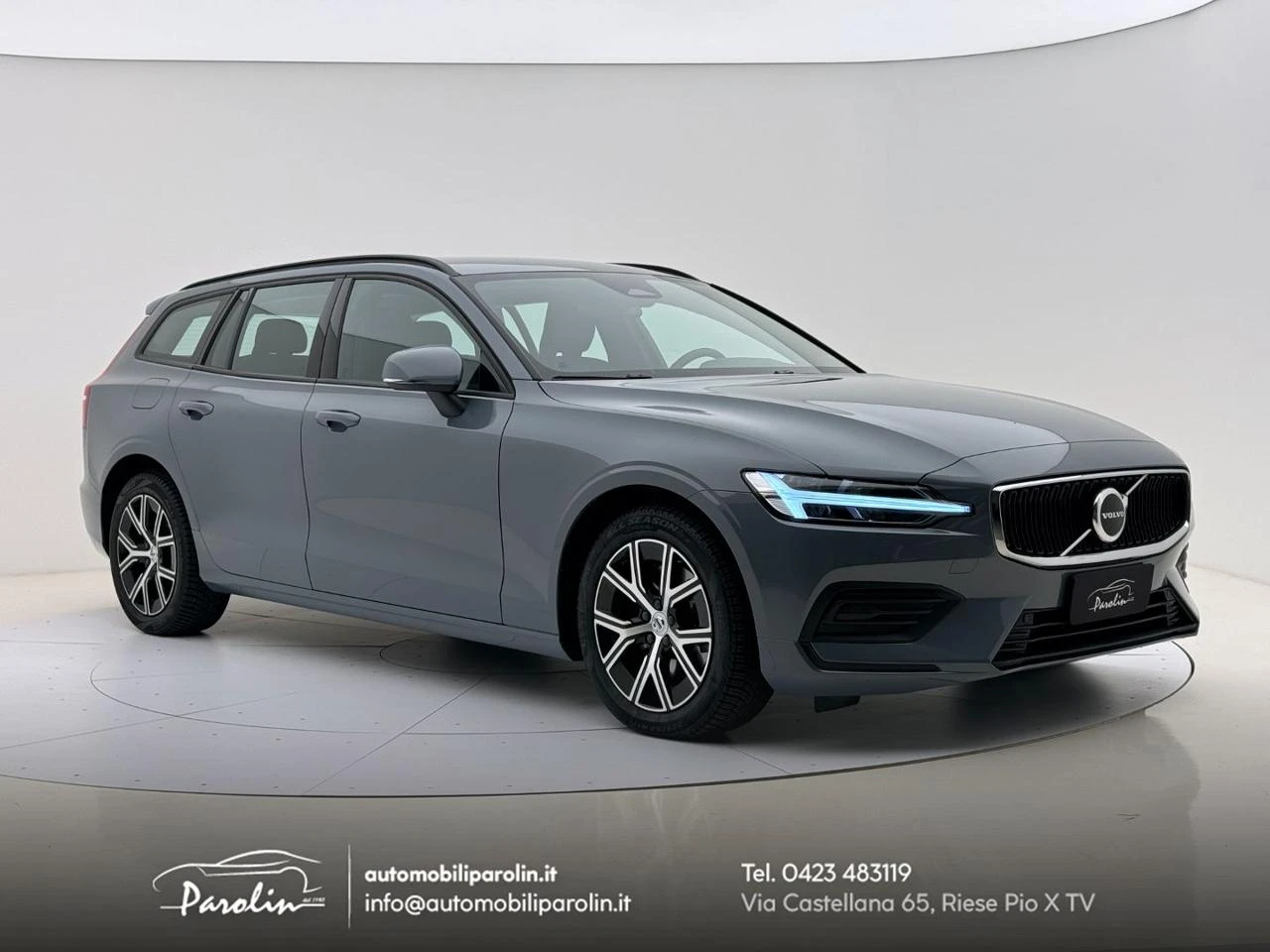 VOLVO V60 B4 (d) automatico Essential Thunder-pelle-ruotino - 4