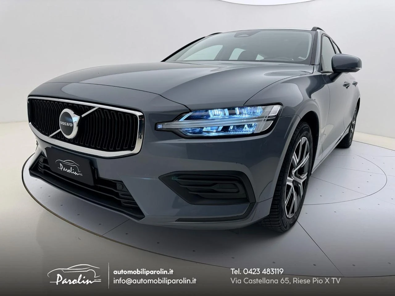 VOLVO V60 B4 (d) automatico Essential Thunder-pelle-ruotino - 11