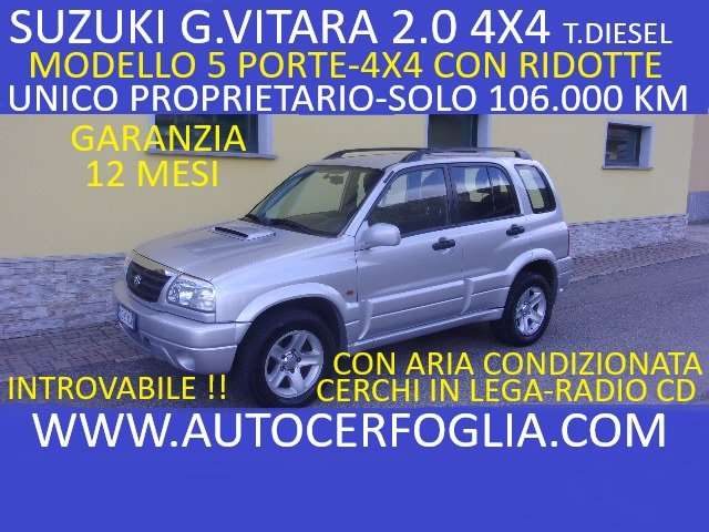 SUZUKI Grand Vitara 5p 2.0 tdi 16v 4X4 F.L-SOLO 106.000 KM !!! 