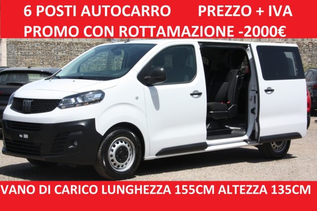 FIAT Scudo 1.5 BlueHDi 120CV 6 POSTI Doppia cabina Mobile 