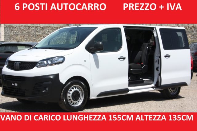 FIAT Scudo 1.5 BlueHDi 120CV 6 POSTI Doppia cabina Mobile 