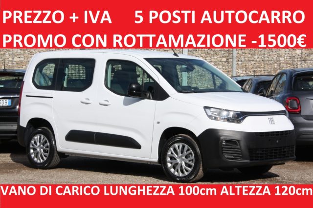 FIAT Doblo Doblò 1.5 BlueHdi 100CV Combi N1 5 POSTI AUTOCARRO 