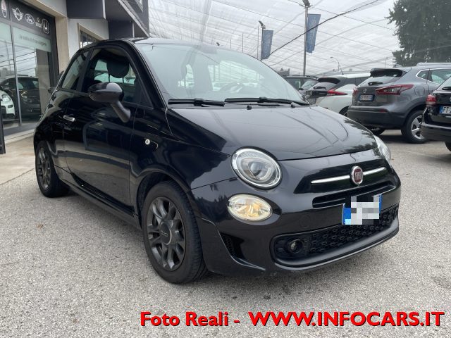 FIAT 500 Nero pastello