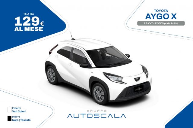 TOYOTA Aygo X 1.0 VVT-i 72 CV 5 porte Active 