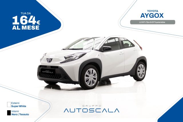 TOYOTA Aygo X 1.0 VVT-i 72cv S-CVT 5 porte Active 