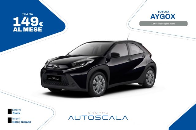 TOYOTA Aygo X 1.0 VVT-i 72 CV 5 porte Active 