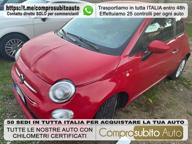 FIAT 500 Rosso pastello