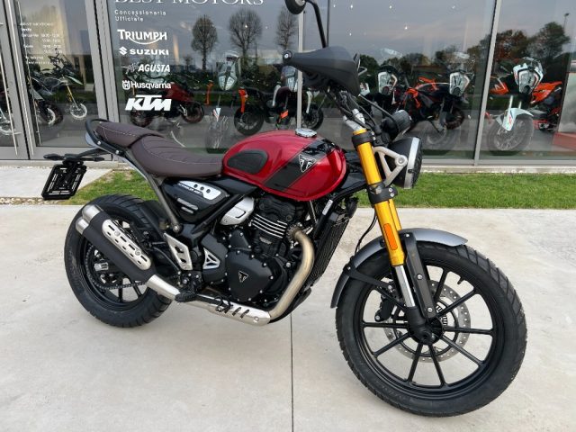 TRIUMPH Scrambler 400 X Rosso pastello