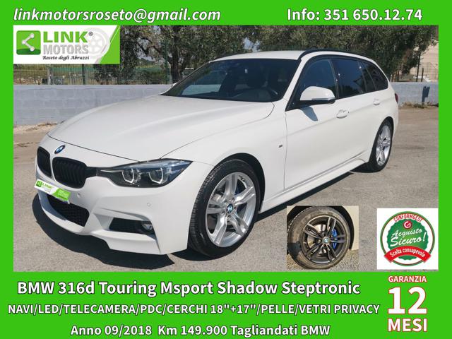 BMW 316 316d Touring Msport Shadow -Steptronic Usato