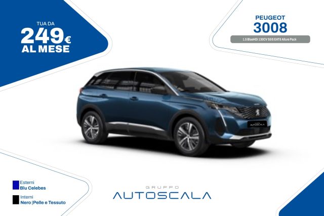 PEUGEOT 3008 1.5 BlueHDi 130CV S&S EAT8 Allure Pack 