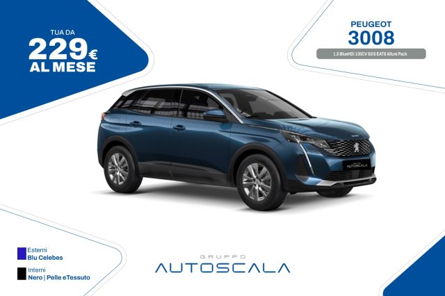 PEUGEOT 3008 1.5 BlueHDi 130CV S&S EAT8 Allure Pack 