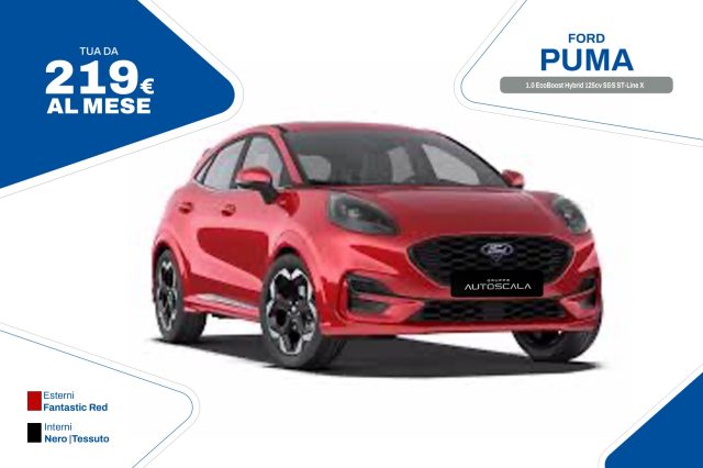 FORD Puma 1.0 EcoBoost Hybrid 125cv S&S ST-Line X 