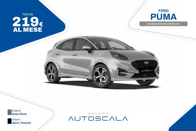 FORD Puma 1.0 EcoBoost Hybrid 125cv S&S ST-Line X 