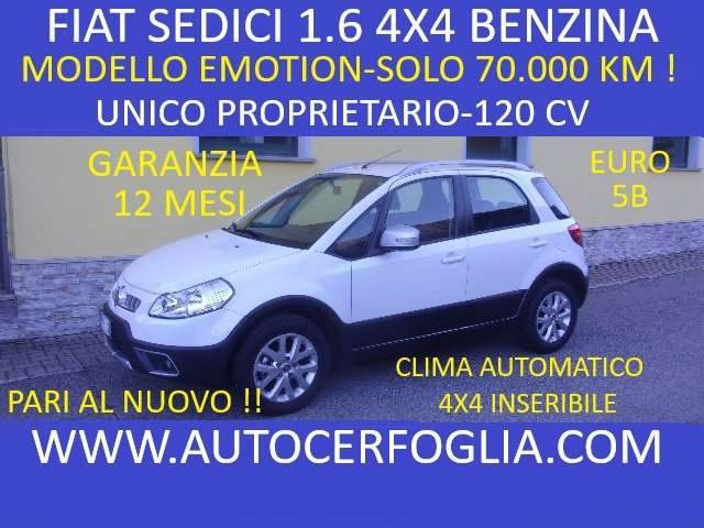 FIAT Sedici 1.6 16v Emotion 4x4 120cv-SOLO 70.000 KM !!! 