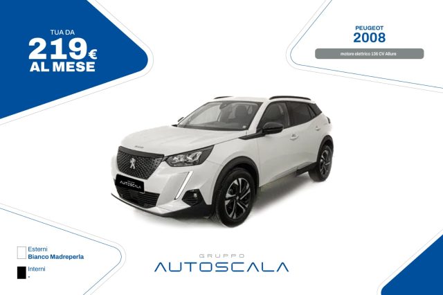 PEUGEOT 2008 motore elettrico 136 CV Allure 