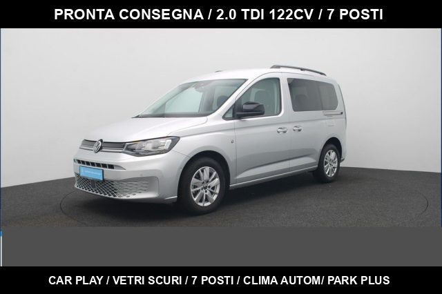 VOLKSWAGEN Caddy 2.0TDI 122CV Life 7 POSTI/CAR PLAY/PARK/VETRI SCUR 