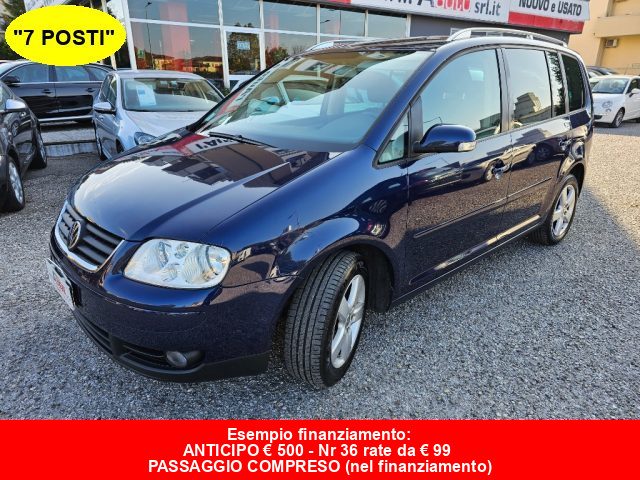 VOLKSWAGEN Touran 2.0 16v 140cv TDI Highline -7 POSTI-LEGGERE NOTE 