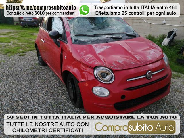 FIAT 500 Rosso pastello