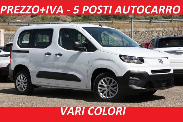 FIAT Doblo Doblò 1.5 BlueHdi 100CV Combi N1 5 POSTI AUTOCARRO 