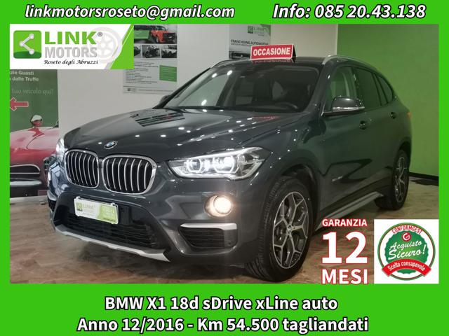 BMW X1 sDrive18d xLine auto - GARANZIA 12 MESI 