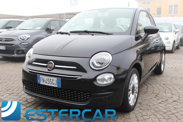 FIAT 500 Nero pastello