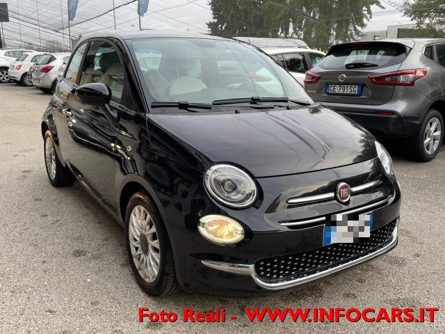 FIAT 500 Nero pastello